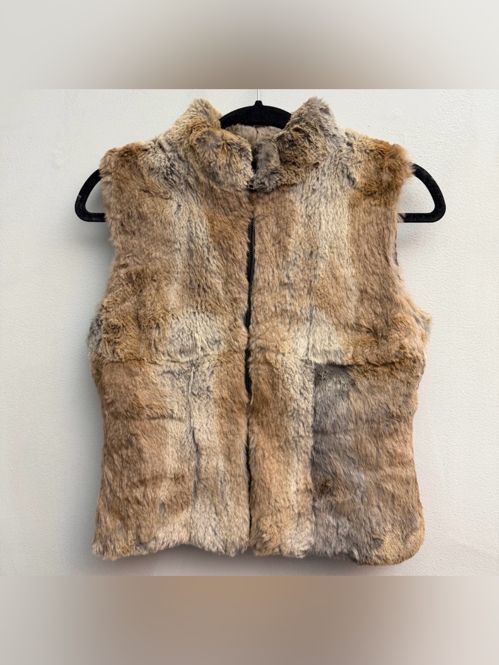 Vintage Y2K Bebe Rabbit Fur Vest